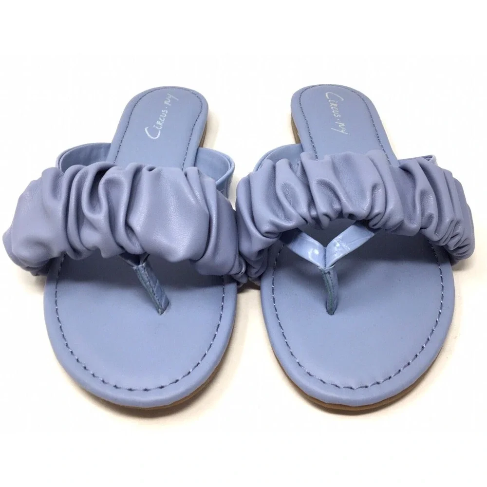 Circus by Sam Edelman Cyra Women's Size 9 Cashmere Blue Slip-On Flip-Flops Shoes - Picture 4 of 6